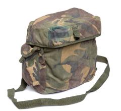 British Army DPM Woodland Camo Respirator Gas Mask Shoulder Bag Waterproof Green 