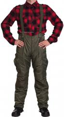 Brandit lined trousers with suspenders, olive drab Brandit lined trousers with suspenders, olive drab