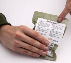 QuikClot Combat Gauze Z-fold.