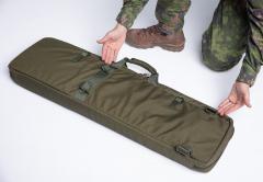 Särmä TST Rifle bag. The shoulder straps can be stowed away to prevent snagging.