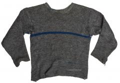 Finnish wartime model wool pullover, grey, heavily used. 