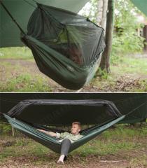 DD Hammocks Frontline Hammock, DD Multicam. The details are identical to the solid green coloured model in the photo.