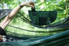 DD Hammocks SuperLight Mosquito Net. A hanging pouch for all your small trinkets is included.