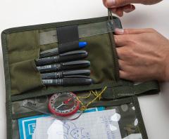 Särmä TST Map pouch. The zipper pouch is a safe place to store important and easy-to-lose stuff.