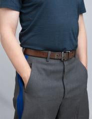 Swiss service belt, leather, surplus.