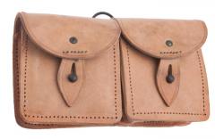 French MAS-49 ammunition pouch, leather, surplus.