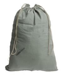 US laundry bag, gray-green, surplus.
