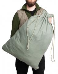 US laundry bag, gray-green, surplus.