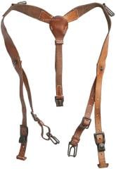 Czech Y-straps, leather, surplus. 