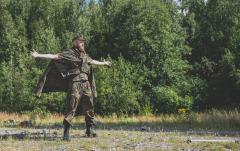 BW Shelter Half, Flecktarn, Surplus. 