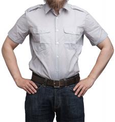 Finnish M58 dress shirt, short sleeve. 