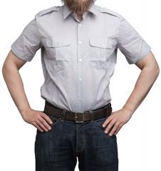 Finnish M58 dress shirt, short sleeve.