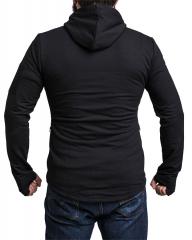 Särmä viscose hoodie, B quality, black. 