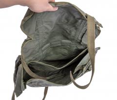Belgian M55 paracommando backpack, rubberized, surplus.