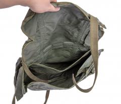 Belgian M55 paracommando backpack, rubberized, surplus. 