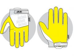 Mechanix Pursuit CR5 Gloves. Protected areas in yellow.