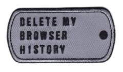 Särmä Delete My Browser History morale patch. 