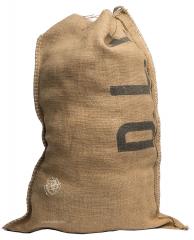 Danish hessian sack, surplus.