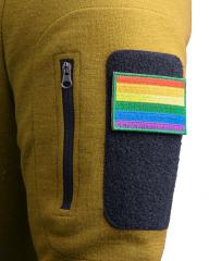 Särmä Rainbow flag patch, 77 x 47 mm.