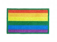 Särmä Rainbow flag patch, 77 x 47 mm. 