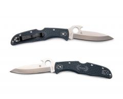 Spyderco Endura 4 Lightweight Emerson Opener. In addition to the Spyderco thumb hole, this knife also has the Emerson wave opening mechanism.