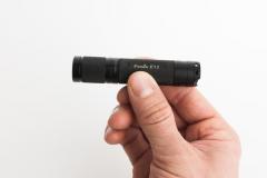 Fenix E12 flashlight. Plenty of power in a convenient size.