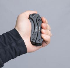 Gerber Crucial multi-tool and strap cutter.