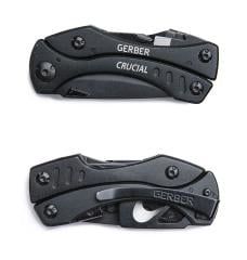 Gerber Crucial multi-tool and strap cutter.