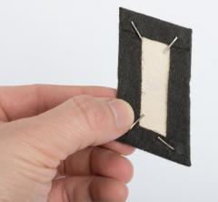 NVA officer's collar tabs, infantry, surplus.