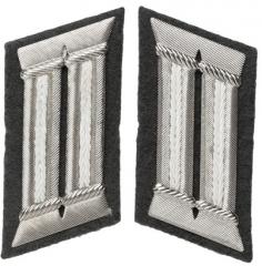 NVA officer's collar tabs, infantry, surplus. 