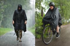Särmä Rain Poncho. Works on foot or on a bike.