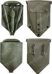BW Tri-folding e-tool, with carrier, surplus. The included pouch varies depending on the batch. At the time of writing, these polymer ones have been scarce for a while.