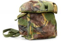 British PLCE gas mask bag, DPM, surplus British PLCE gas mask bag, DPM, surplus