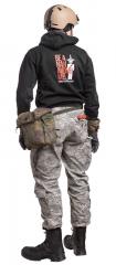 British PLCE gas mask bag, DPM, surplus.