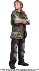 US BDU jacket, Woodland, used.