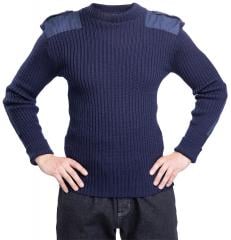 Finnish M83 Sweater, Blue, New Factory Surplus. 