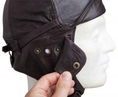 Mil-Tec Leather Flight Hat.