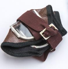 Soviet motorcycle goggles, surplus. How cute little package!
