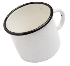 CCCP enamel mug, surplus