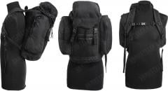 British patrol backpack, 30 litres, black, surplus.