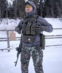 Särmä TST L3 Wind Jacket. An early model being tested years ago.