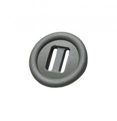 2M Slotted button, 10-Pack. 25 mm, green