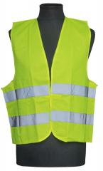 High-visibility vest, day-glo yellow High-visibility vest, day-glo yellow