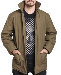Soviet winter work jacket, brown, surplus.