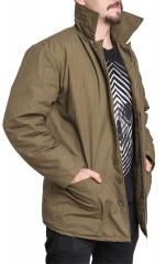 Soviet winter work jacket, brown, surplus.