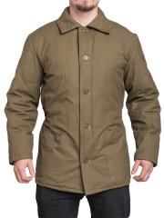Soviet winter work jacket, brown, surplus.