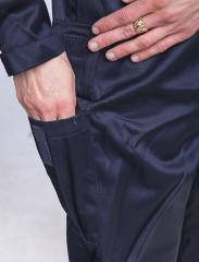 British Coverall, Flame Retardant, Navy, Surplus. 0,5 litre can pocket