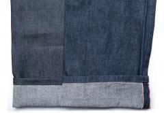 Särmä Raw Denim jeans. Unwashed on the left, washed once on the right. Much more blue and doesn't feel like sheet metal.