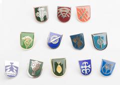 Finnish army branch pin-on badge, metal Finnish army branch pin-on badge, metal