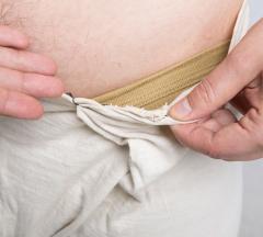 Finnish long johns, with White Guard style crotch repair patch, surplus.